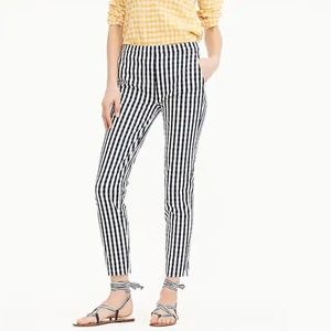 J. Crew Martie pant in bi-stretch gingham